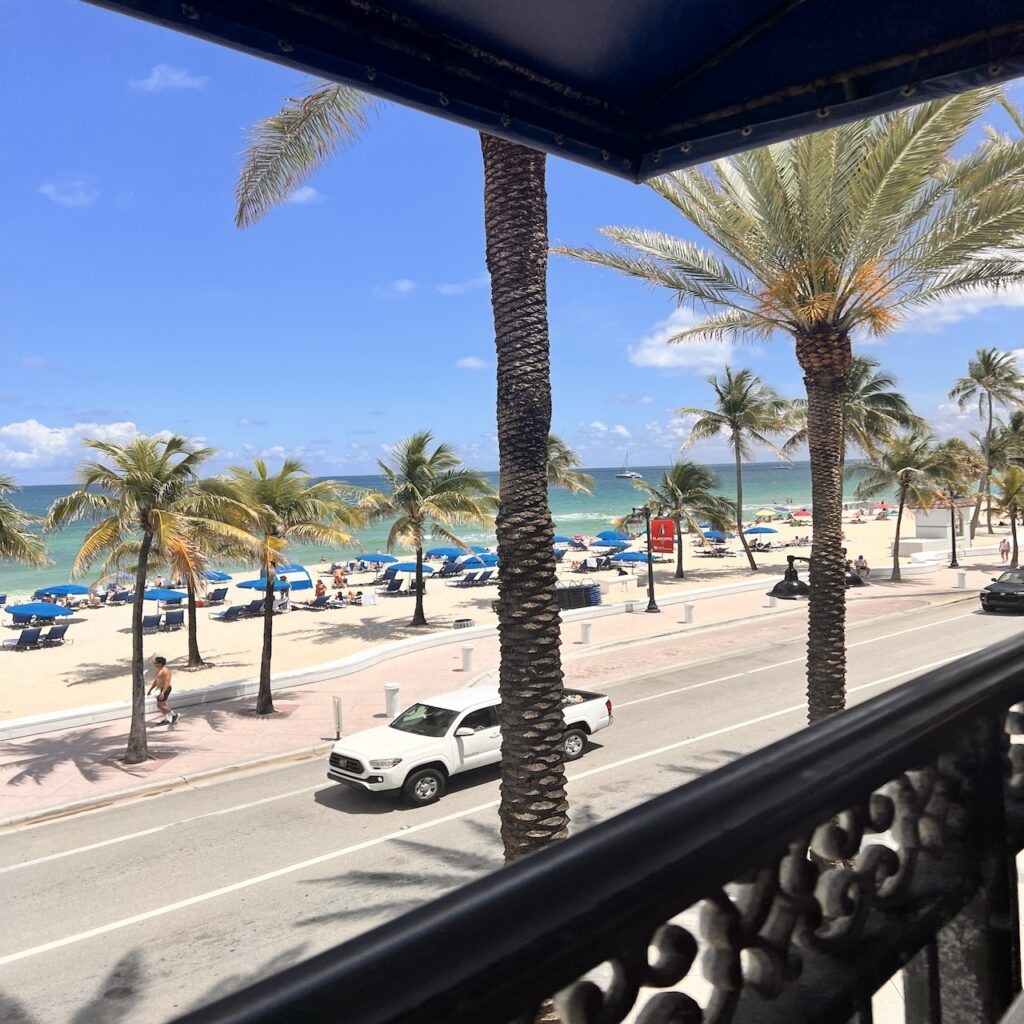 Vista de la playa Fort Lauderdale