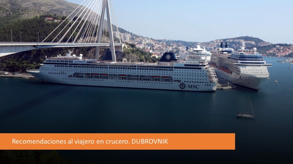 Recomendaciones al viajero en crucero Dubrovnik